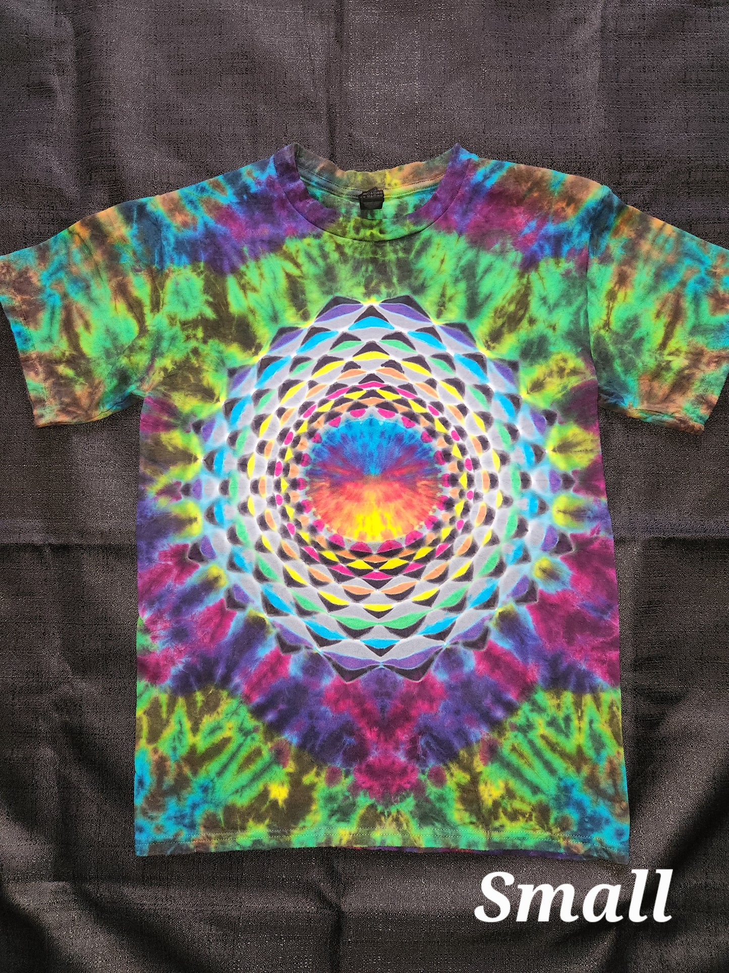 Small Sectional Mandala- Rainbow
