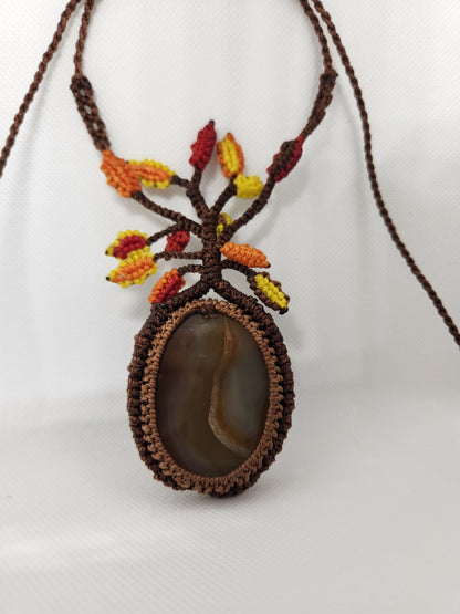 Fall Tree Necklace (Agate) image 2