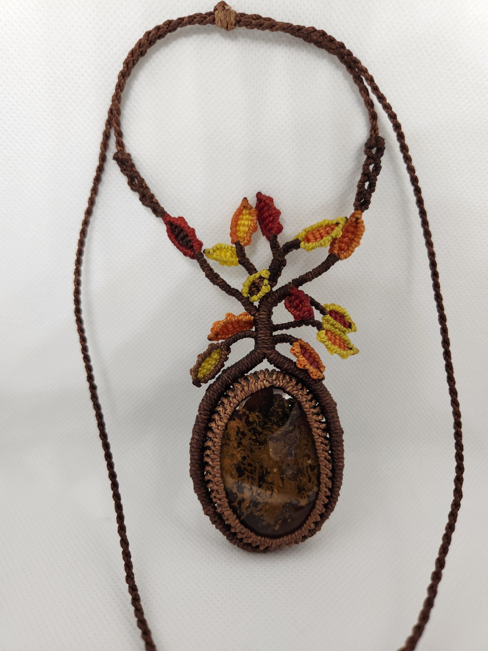 Fall Tree Necklace (Agate) image 1