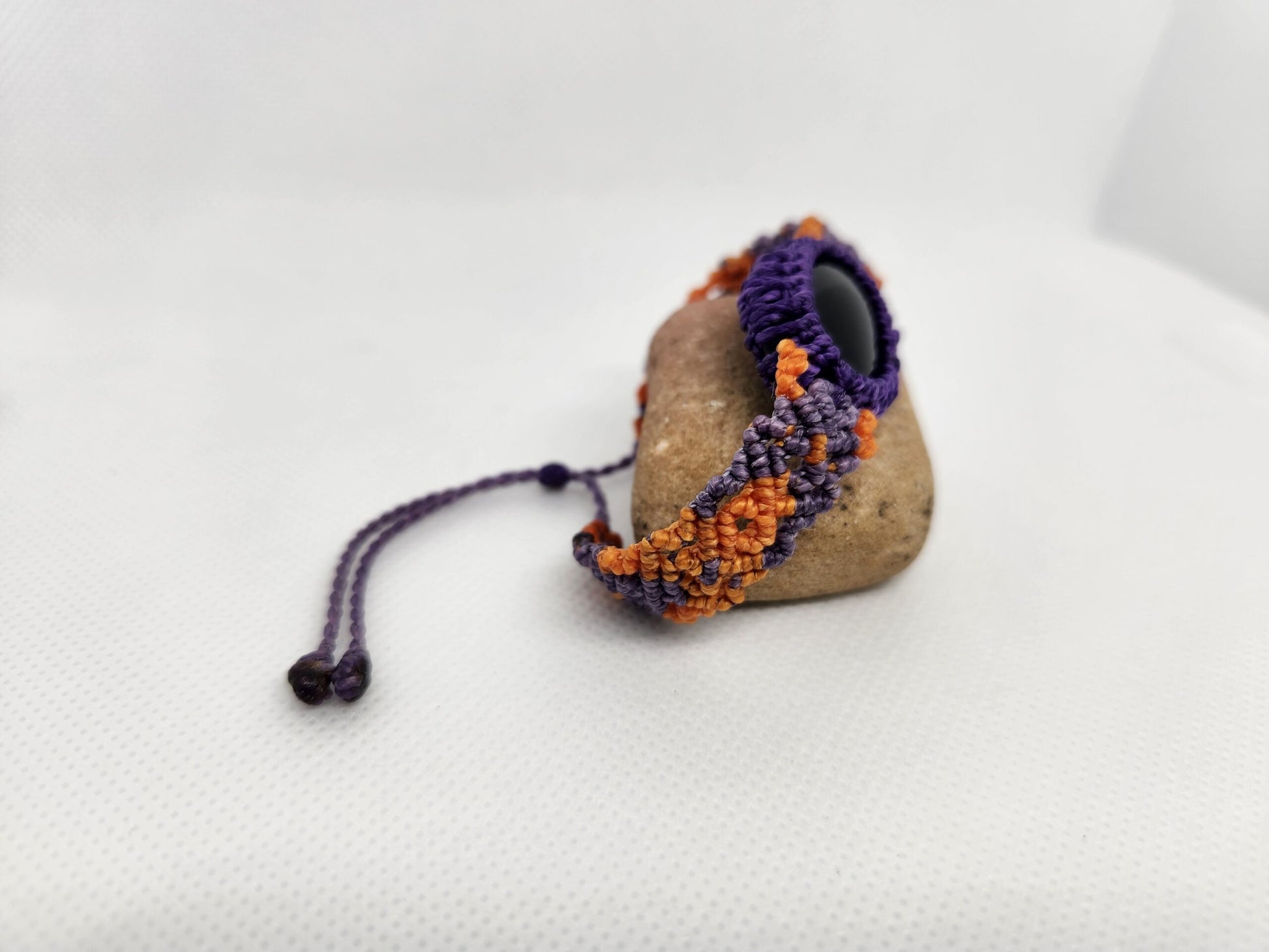 Black Agate Bracelet image 1