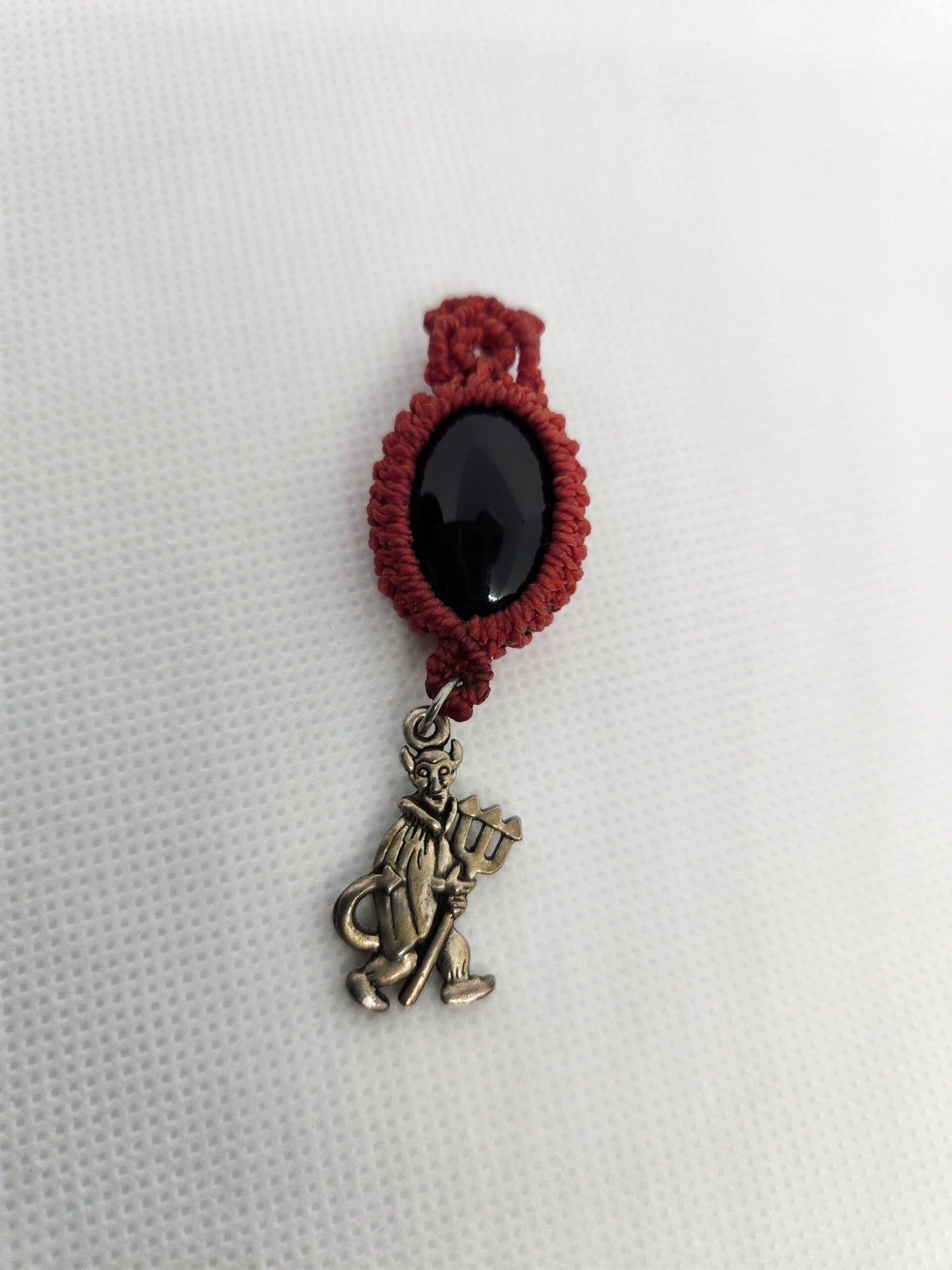 Black Agate Lil Devil Pendant image 0