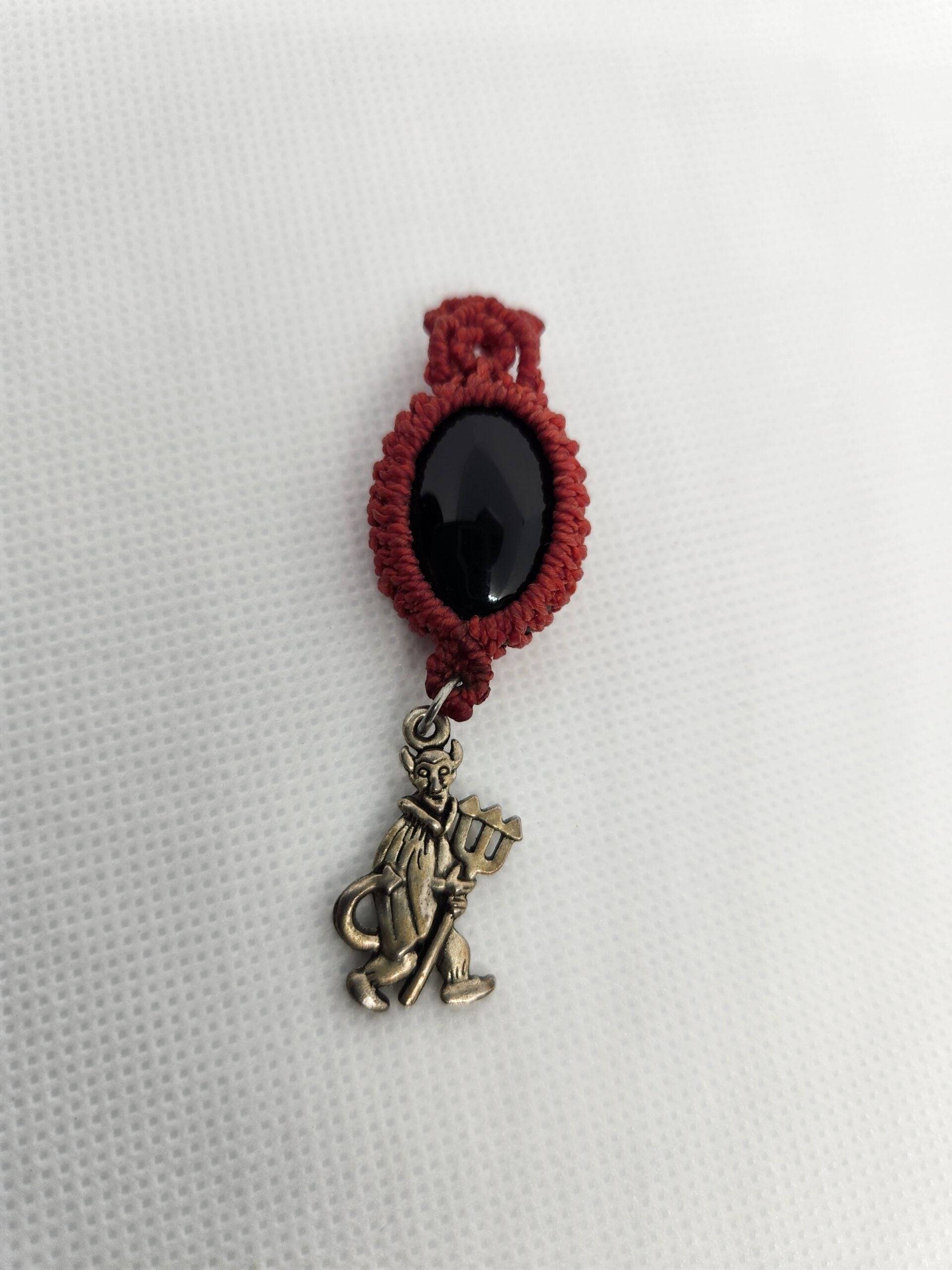 Black Agate Lil Devil Pendant image 0