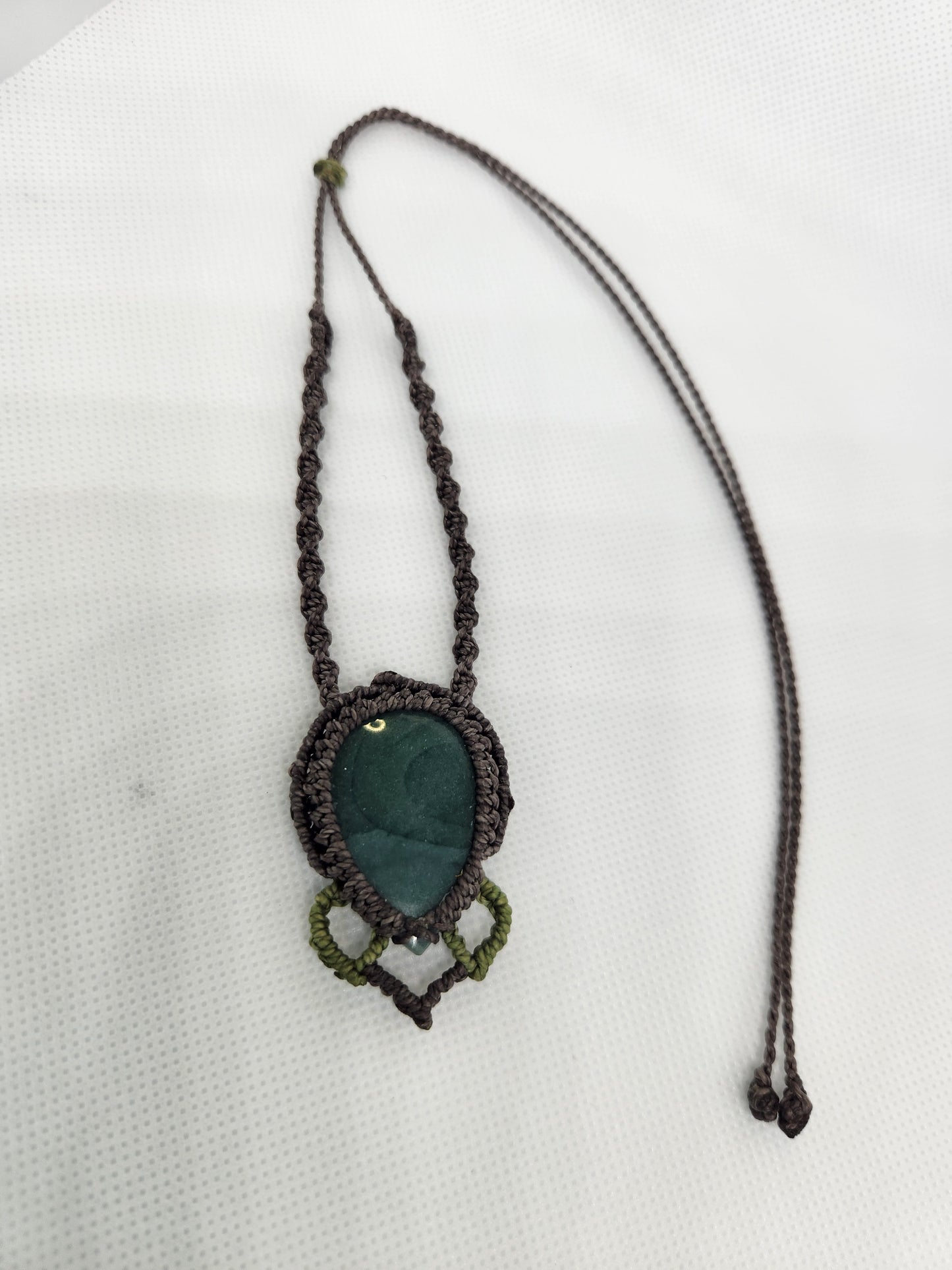 Green Polychrome Jasper Necklace