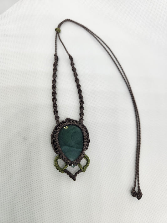 Green Polychrome Jasper Necklace